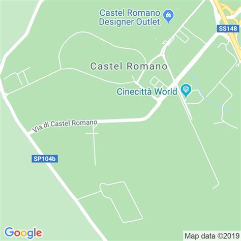 castel romano google maps.